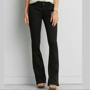 🐢 AE Artist flare 4 pocket pants. Navy, Size 18 Long